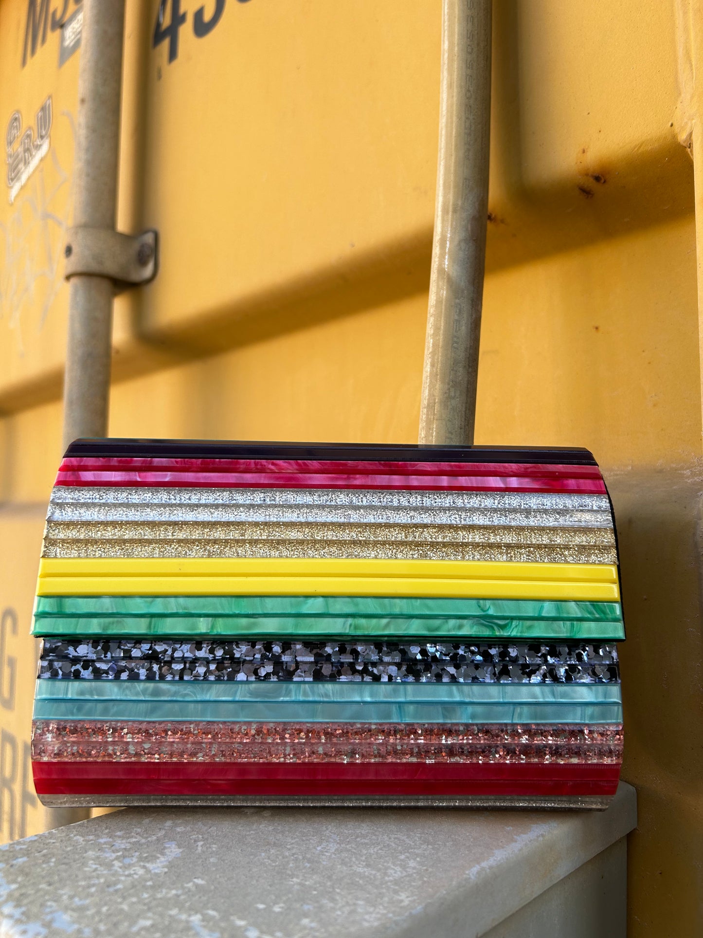 Rainbow Clutch Bag