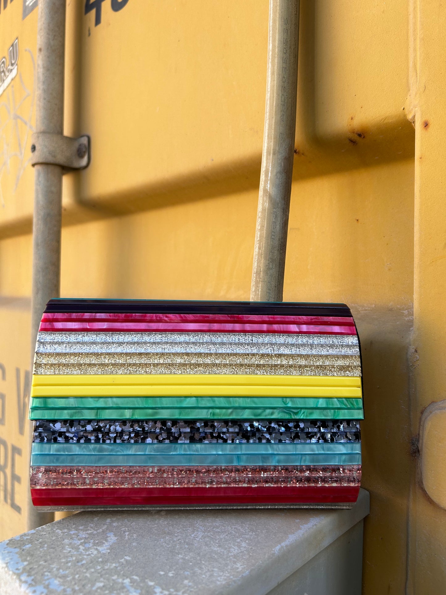 Rainbow Clutch Bag